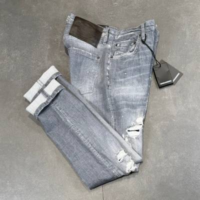 Мъжки дънки dsq GREY kod 1098