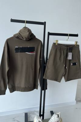 Мъжки летен сет суичър и къси панталони bal код 738