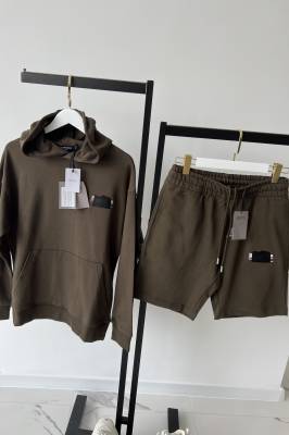 Мъжки летен сет суичър и къси панталони bal код 738